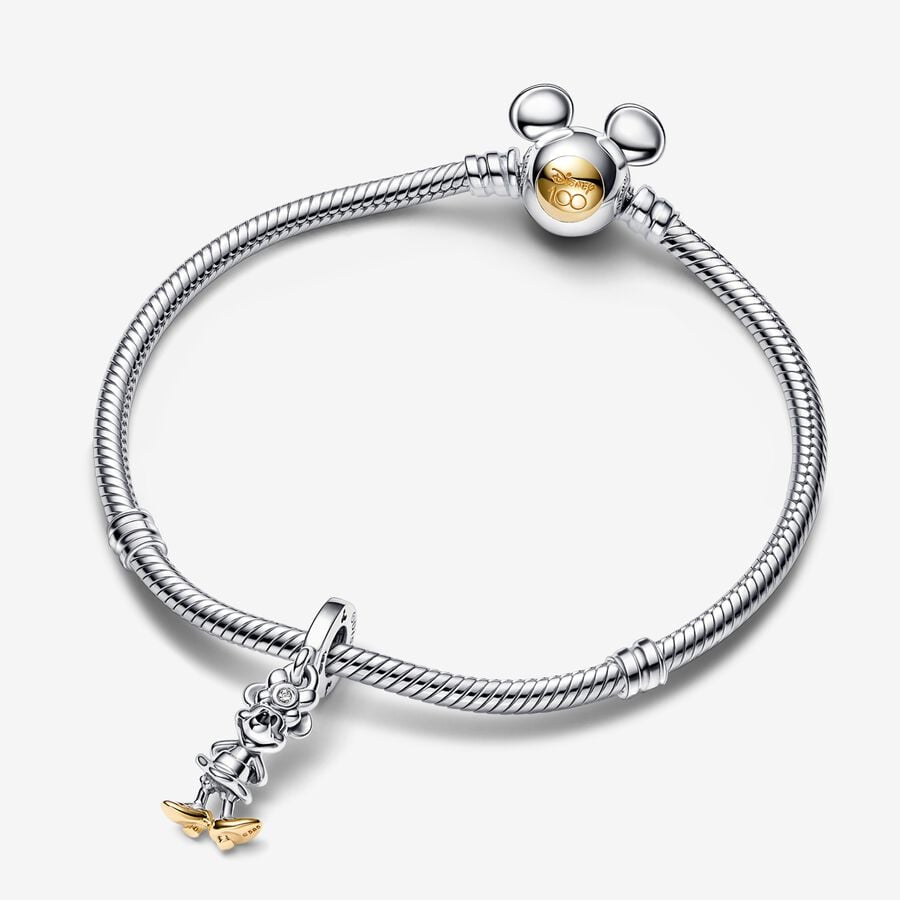Disney x Pandora 100th Anniversary Minnie Mouse Lab-grown Diamond Dangle Charm