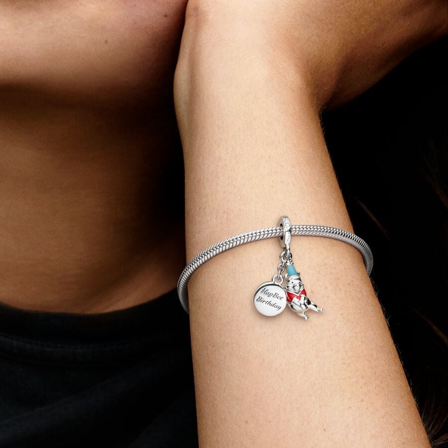 Disney x Pandora Winnie the Pooh Birthday Dangle Charm