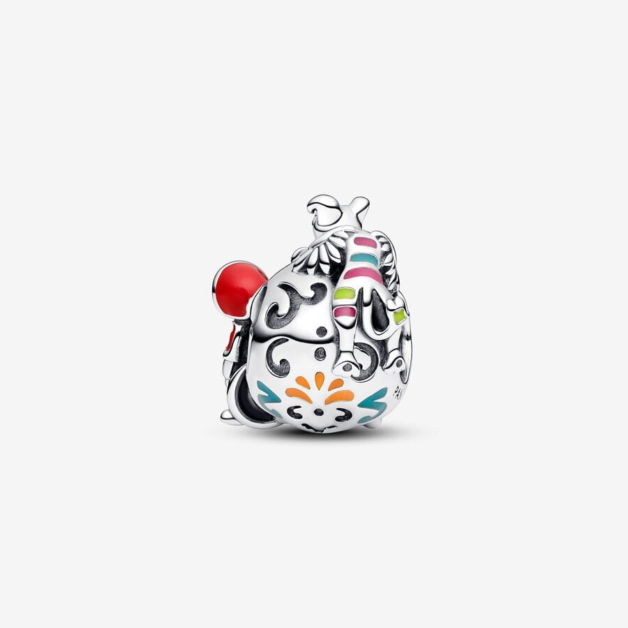 Disney x Pandora Pixar Coco Miguel & Dante Skull Glow-in-the-dark Charm