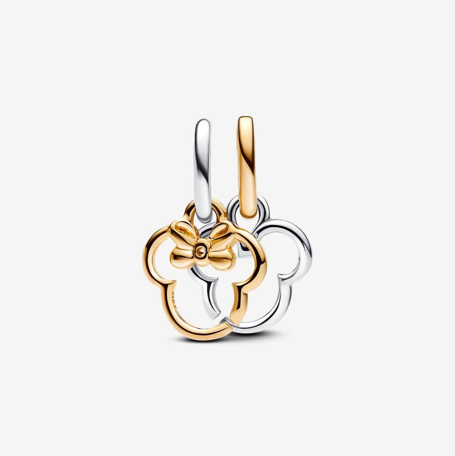 Disney x Pandora Mickey Mouse & Minnie Mouse Splittable Dangle Charm