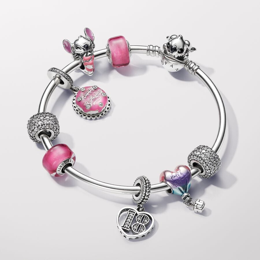 Disney x Pandora Stitch Birthday Cake Charm