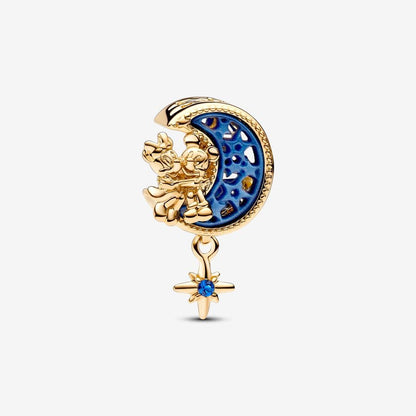 Disney x Pandora Mickey Mouse & Minnie Mouse Crescent Moon Charm