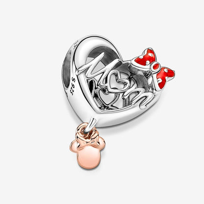 Disney x Pandora Minnie Mouse Mom Heart Charm