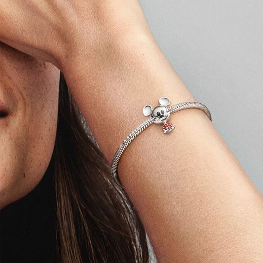 Disney x Pandora Mickey Mouse Red Trousers Charm