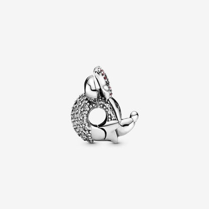 Disney x Pandora Minnie Mouse Pink Pavé Bow Clip Charm