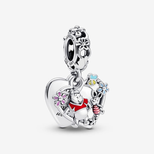 Disney x Pandora Winnie the Pooh & Piglet Double Dangle Charm