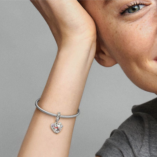 Disney x Pandora Winnie the Pooh & Piglet Double Dangle Charm
