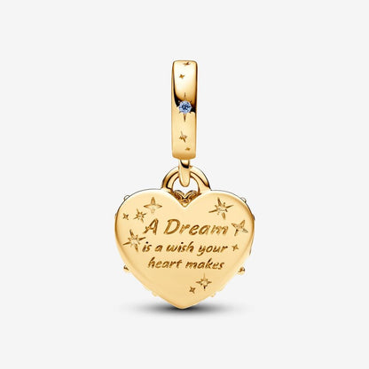Disney x Pandora Cinderella's Carriage & Heart Double Dangle Charm