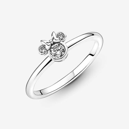 Disney x Pandora Minnie Mouse Sparkling Head Ring