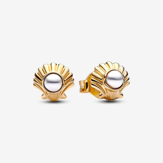 Disney x Pandora The Little Mermaid Seashell Stud Earrings