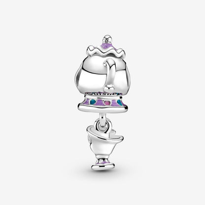 Disney x Pandora Beauty and the Beast Mrs. Potts and Chip Dangle Charm