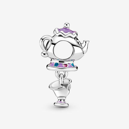 Disney x Pandora Beauty and the Beast Mrs. Potts and Chip Dangle Charm