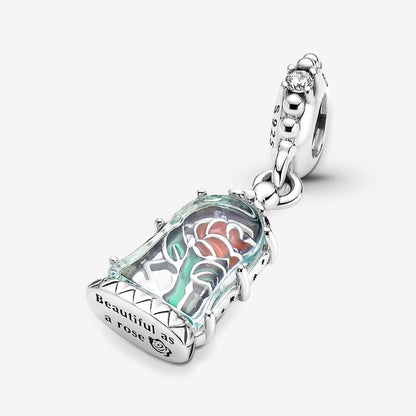 Disney x Pandora Beauty and the Beast Enchanted Rose Dangle Charm