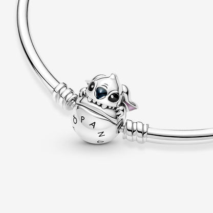 Disney x Pandora Moments Disney Stitch Biting Clasp Bangle